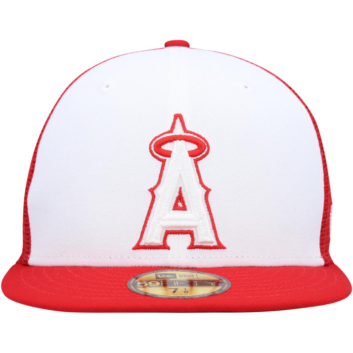 Men's New Era Los Angeles Angels Red On-Field 59FIFTY Fitted Cap