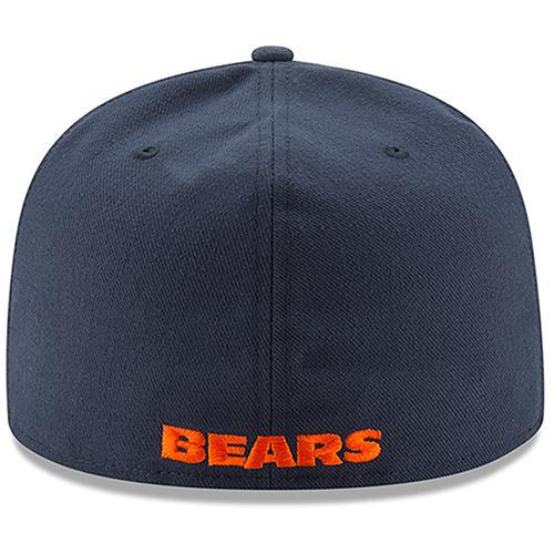 Men's New Era Light Blue Chicago Bears Omaha 59FIFTY Fitted Hat