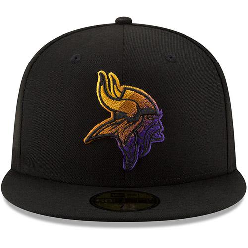 Men's New Era Brown Minnesota Vikings Team Color Pack 59FIFTY Fitted Hat