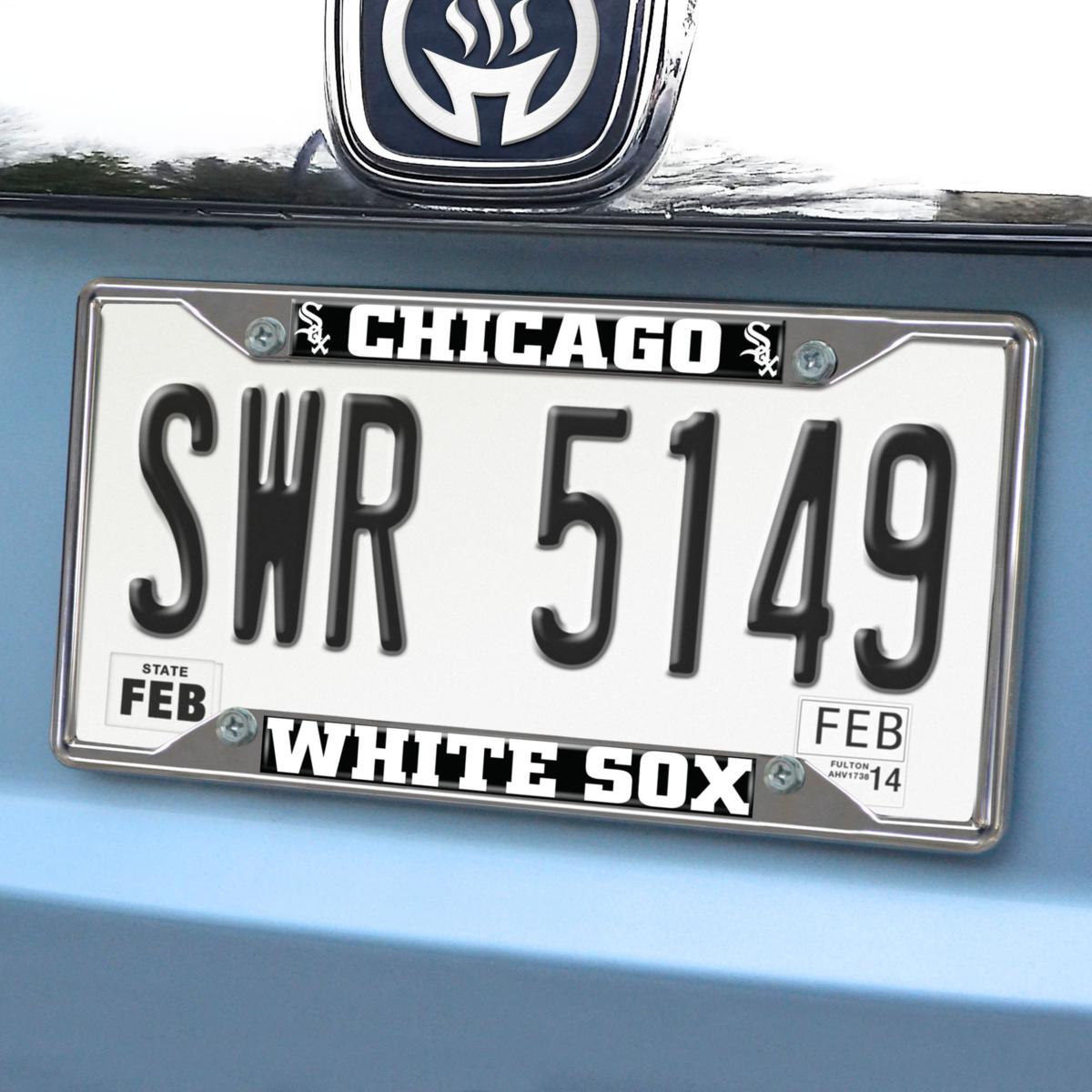 MLB 3D Chicago White Sox Auto Chrome Emblem & Vinyl Decal