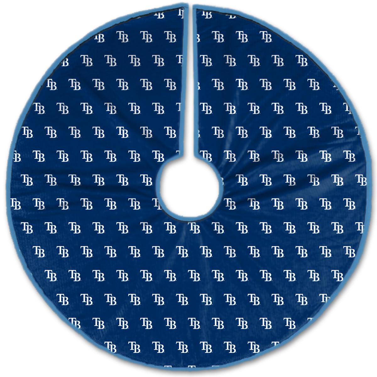 Officially Licensed MLB Christmas Tree Skirt - Tampa Bay Rays