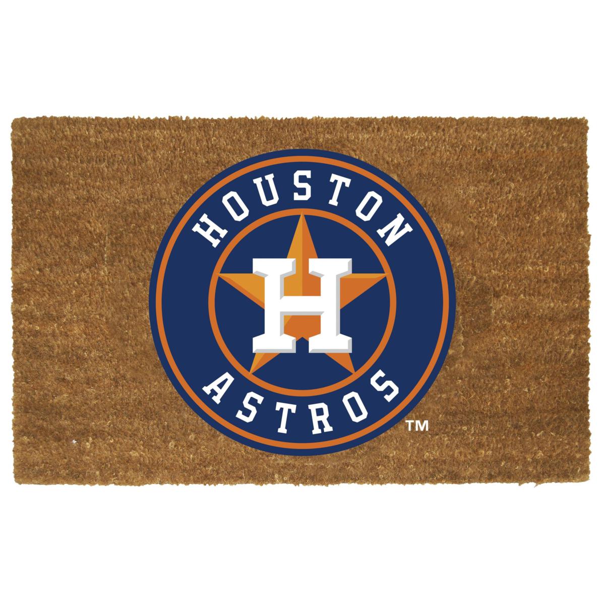 Officially Licensed MLB Colored Logo Door Mat - Astros - 9794304 | HSN