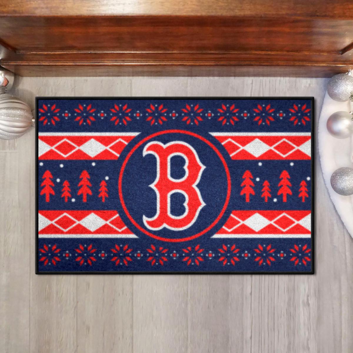 Boston Red Sox Red Sox Team For Baseball MLB Fans Christmas Ugly