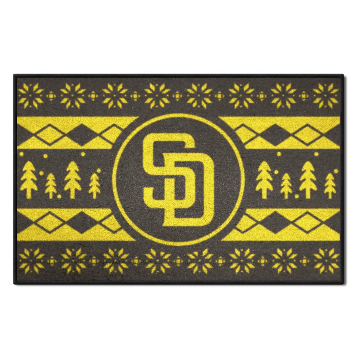 Officially Licensed MLB San Diego Padres Swinging Friar Rug