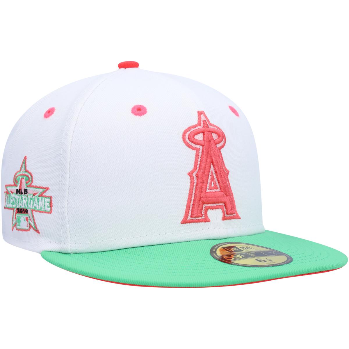 New Era White/Red Los Angeles Angels Undervisor 59FIFTY Fitted Hat