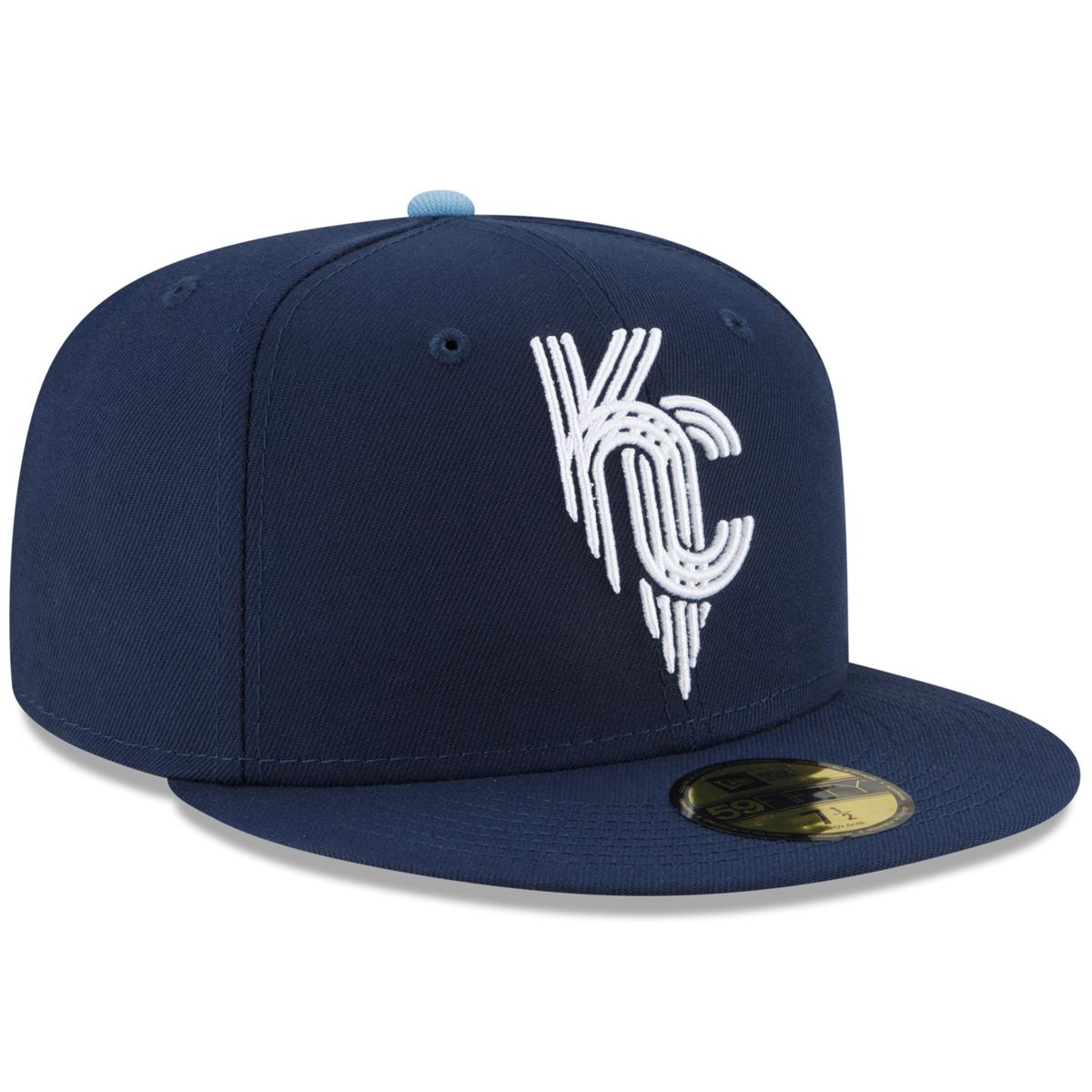 Men's New Era Black Kansas City Royals Multi-Color Pack 59FIFTY Fitted Hat