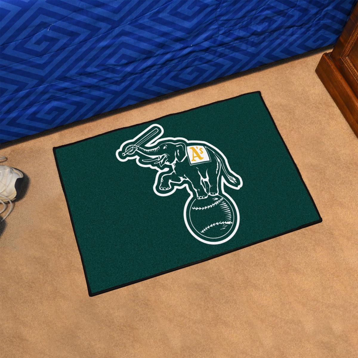 Oakland Athletics Elephant Mascot Rug