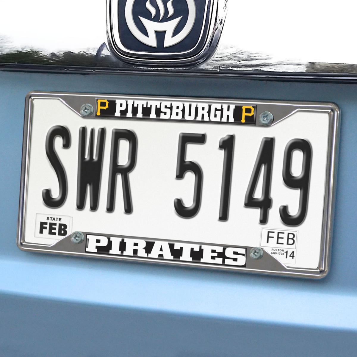 Pittsburgh Pirates Chrome Automotive Team Emblem