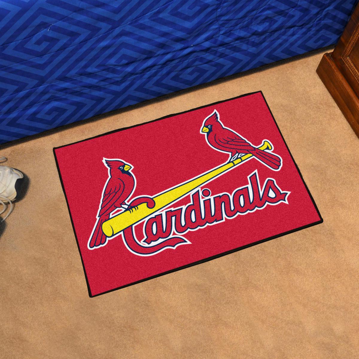 St. Louis Cardinals Baseball Mat - Retro Collection