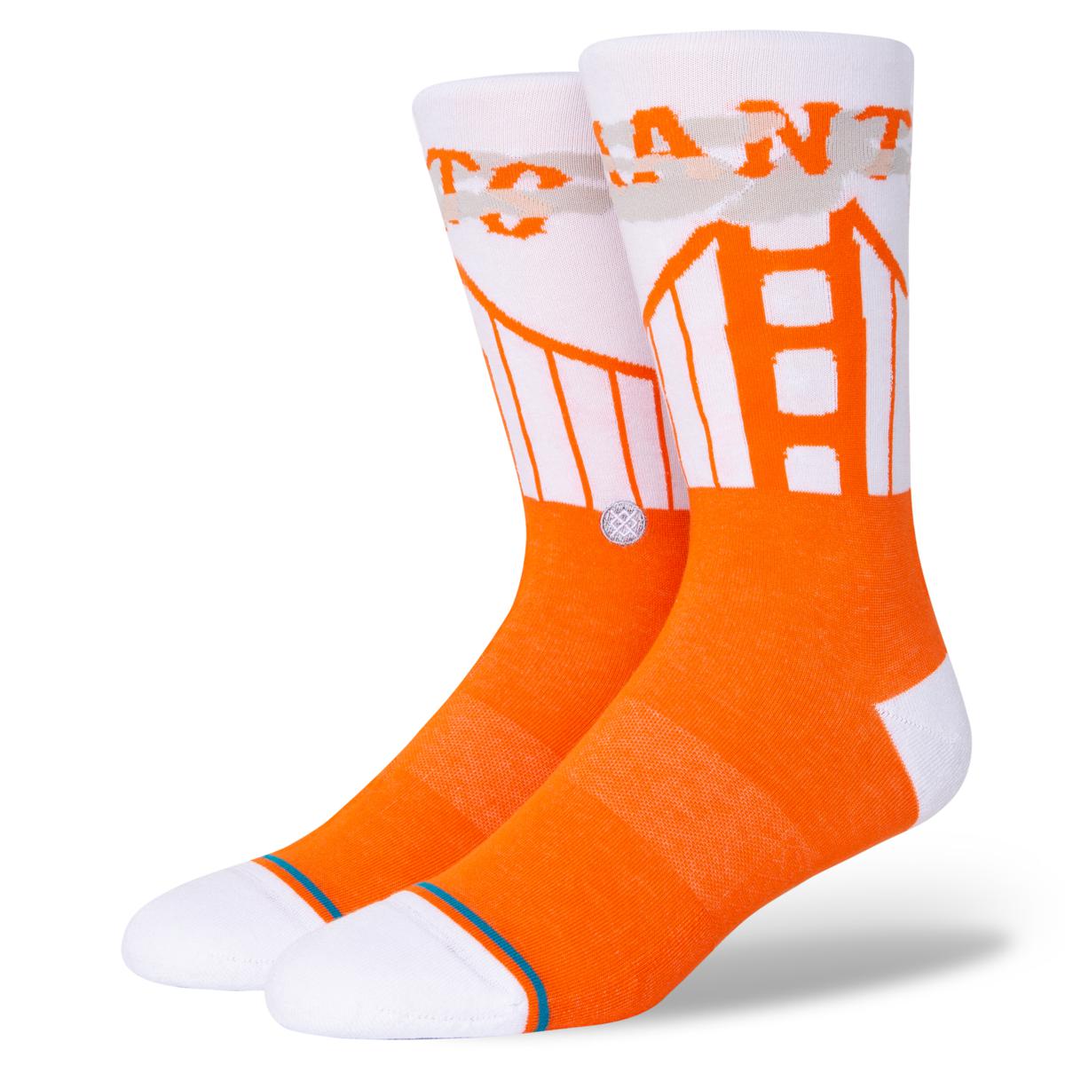 Officially Licensed MLB Stance Orange 2021 City Crew Socks - Giants ...