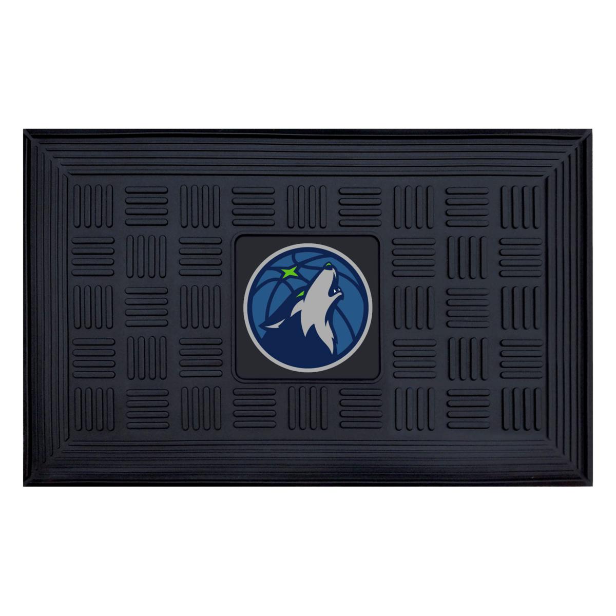 Officially Licensed NBA Heavy Duty Door Mat 19.5x31" - Timberwolves