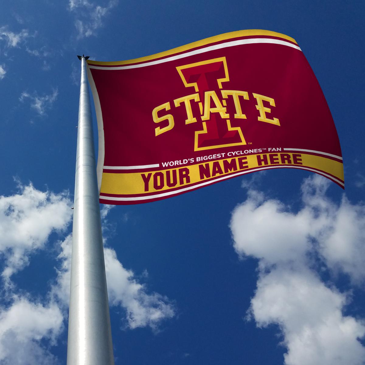 Iowa State Cyclones Flag-3x5 FT NCAA Iowa State University Banner-100% -  flagsshop