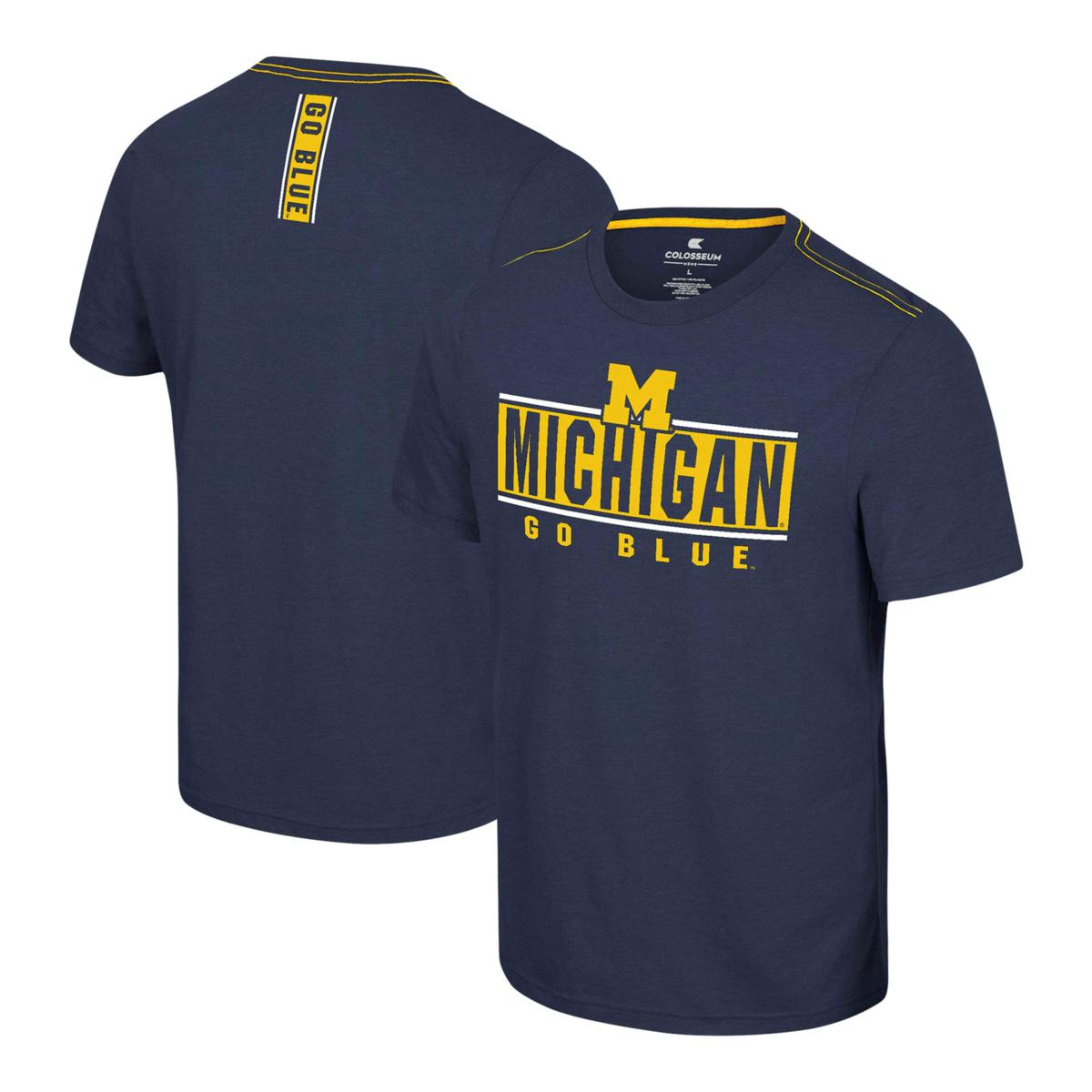 Officially Licensed Ncaa Screen Print Tee - U Of Michigan - 21620140 