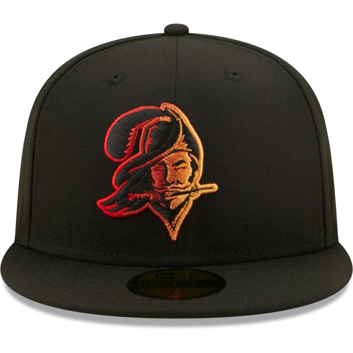 Officially Licensed New Era Red Team Basic Fitted Hat - Buccaneers