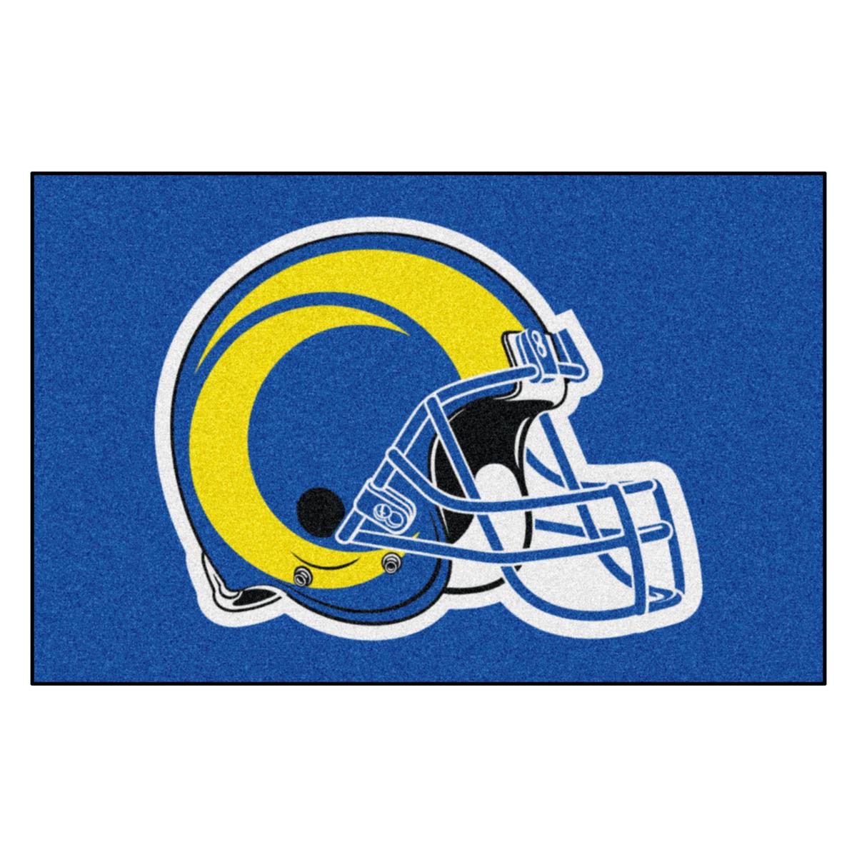 Los Angeles Rams Football Rug