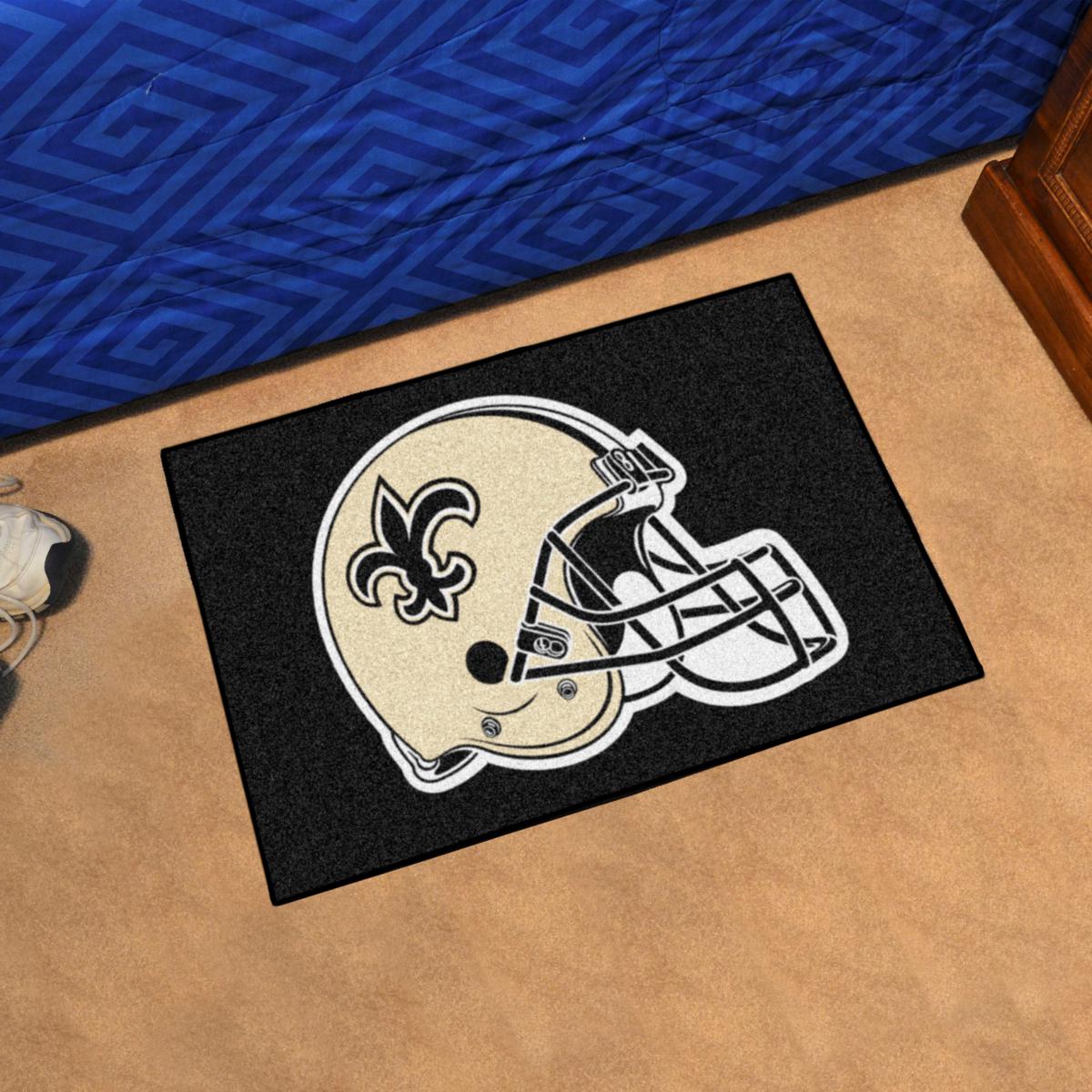 New Orleans Saints (Black): Logo Pattern - Officially Licensed NFL