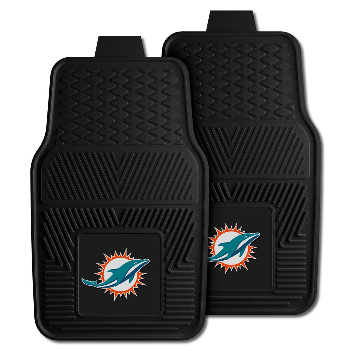 Fan Mats Miami Dolphins 3 Piece Decal Sticker Set