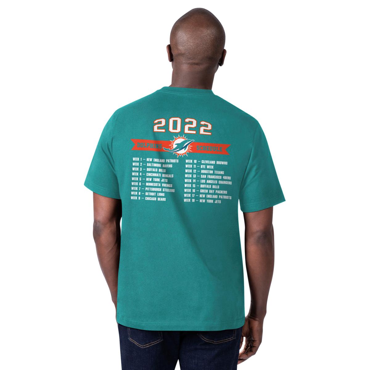 Officially Licensed NFL 2022 Jersey Knit Schedule Tee by Glll