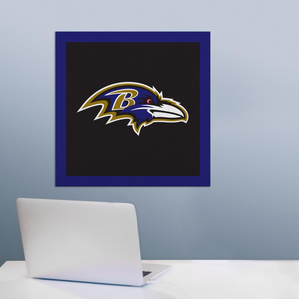 Rico Industries Baltimore Ravens 23' x 23' NFL Felt Wall Banner