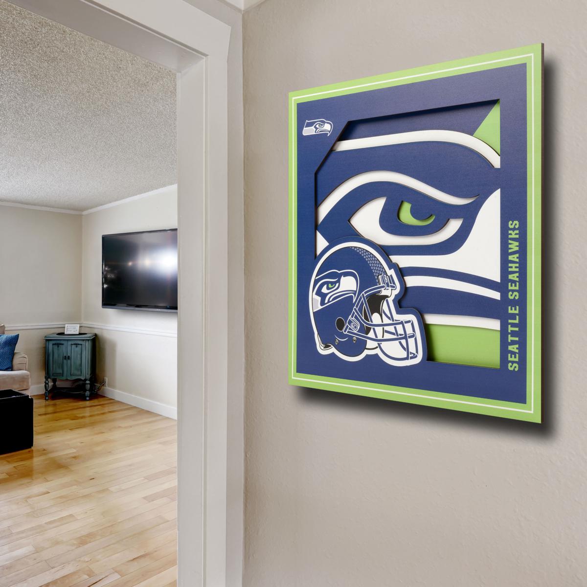 Seattle Seahawks Wall Art Cheap For Living Room Wall Decor – 4 Fan Shop