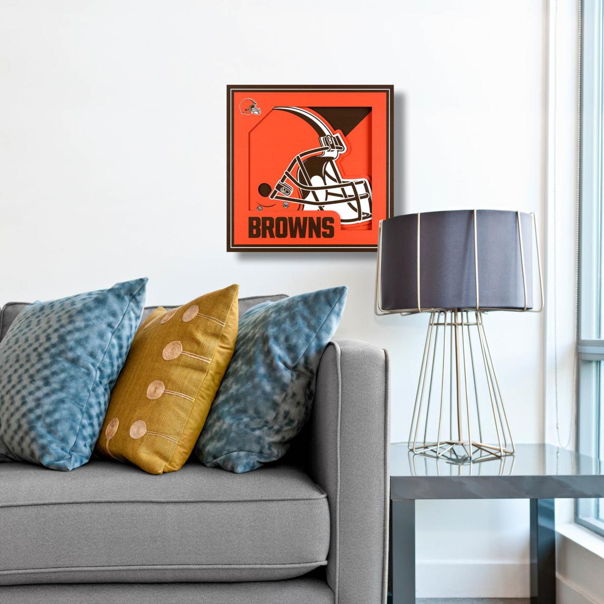 Officially Licensed NFL Cleveland Browns StadiumView 3D Wall Art