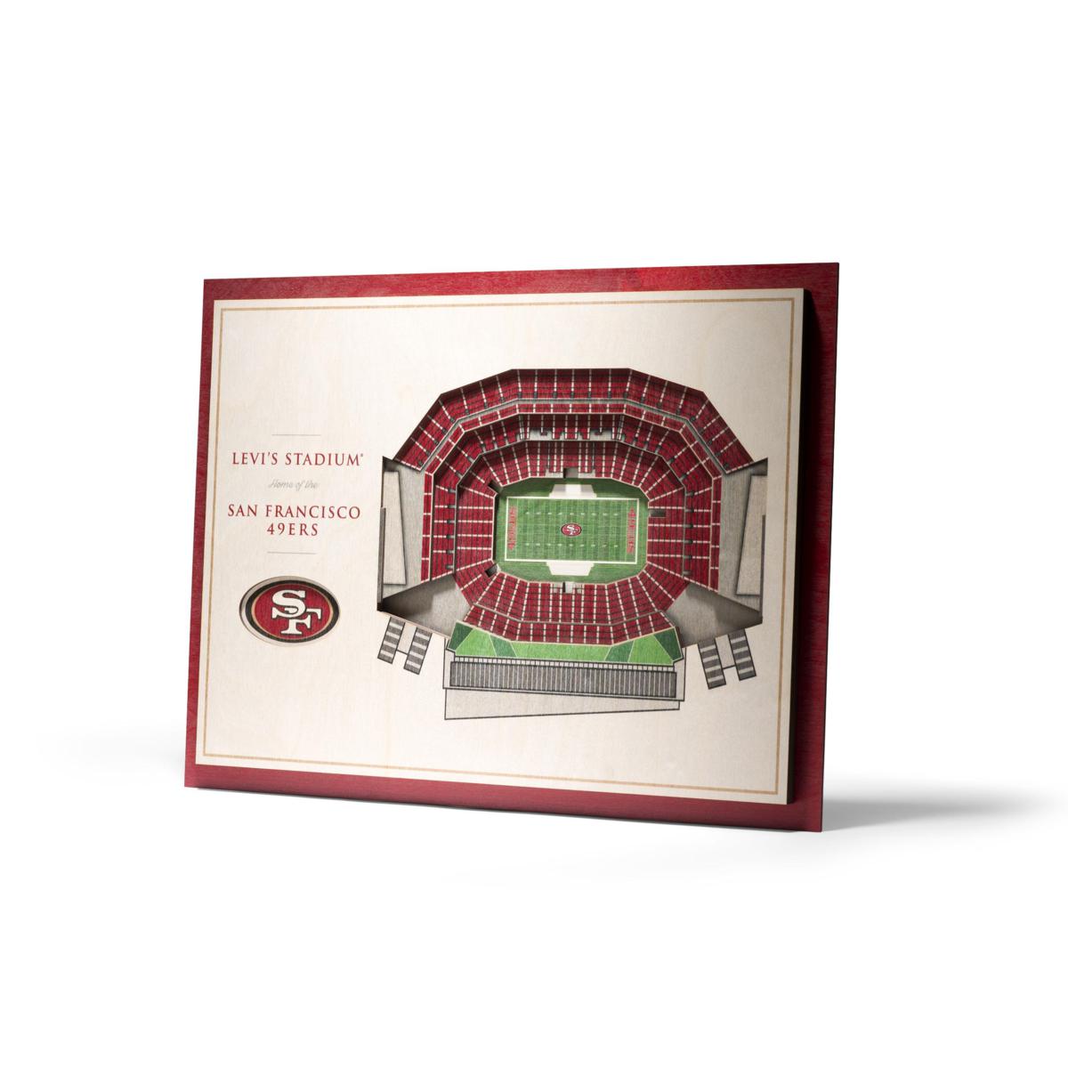 NFL San Francisco 49ers 3D StadiumView Coasters