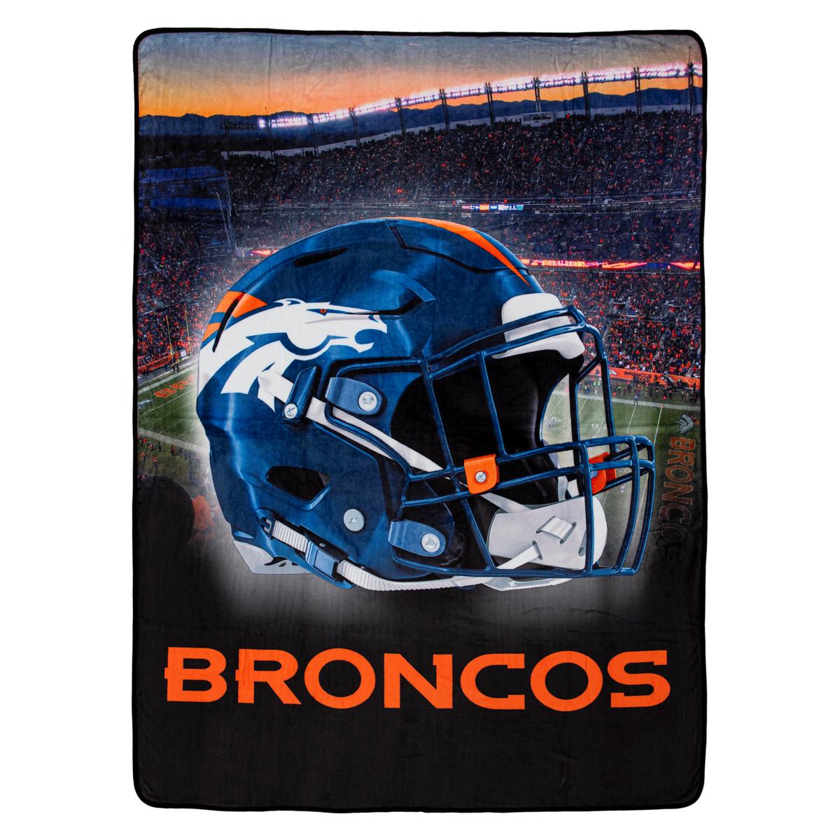 Officially Licensed NFL 66" x 90" Oversized Home Turf Throw Broncos
