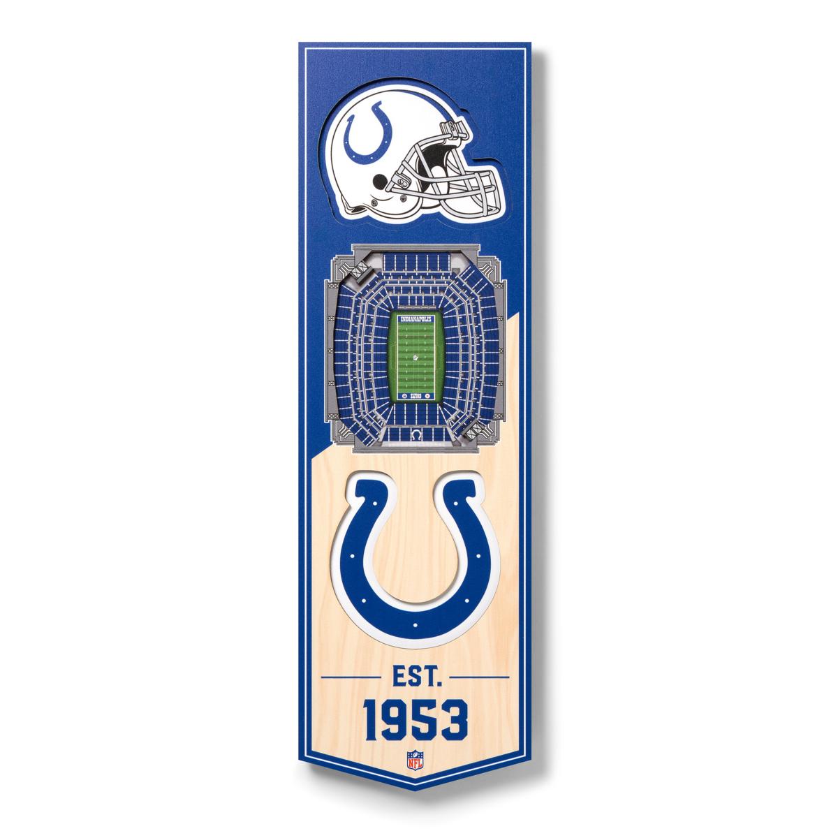 Indianapolis Colts 2024 12'' x 12'' Team Wall Calendar