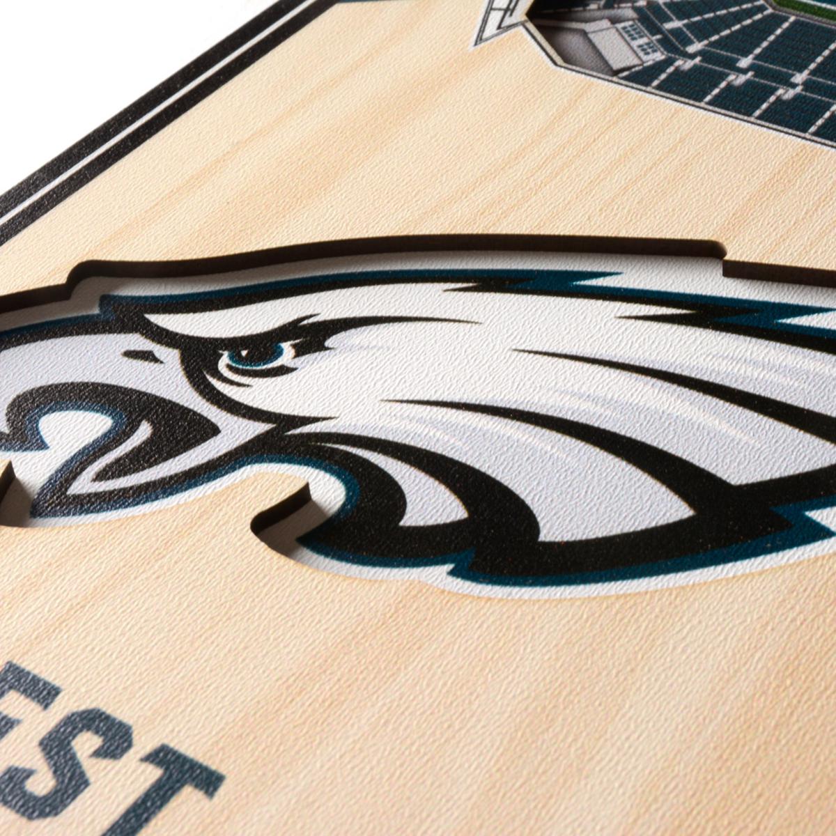 8 x 32 NFL Philadelphia Eagles 3D Stadium Banner