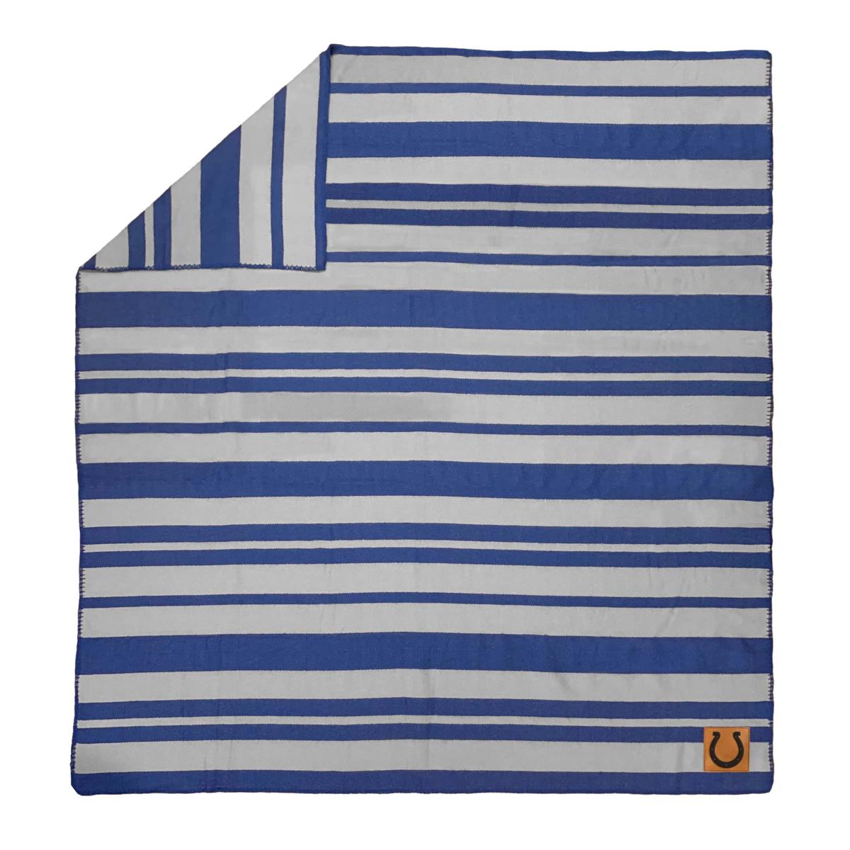 Officially Licensed NFL Acrylic Stripe Throw Blanket - Colts - 20128157 ...