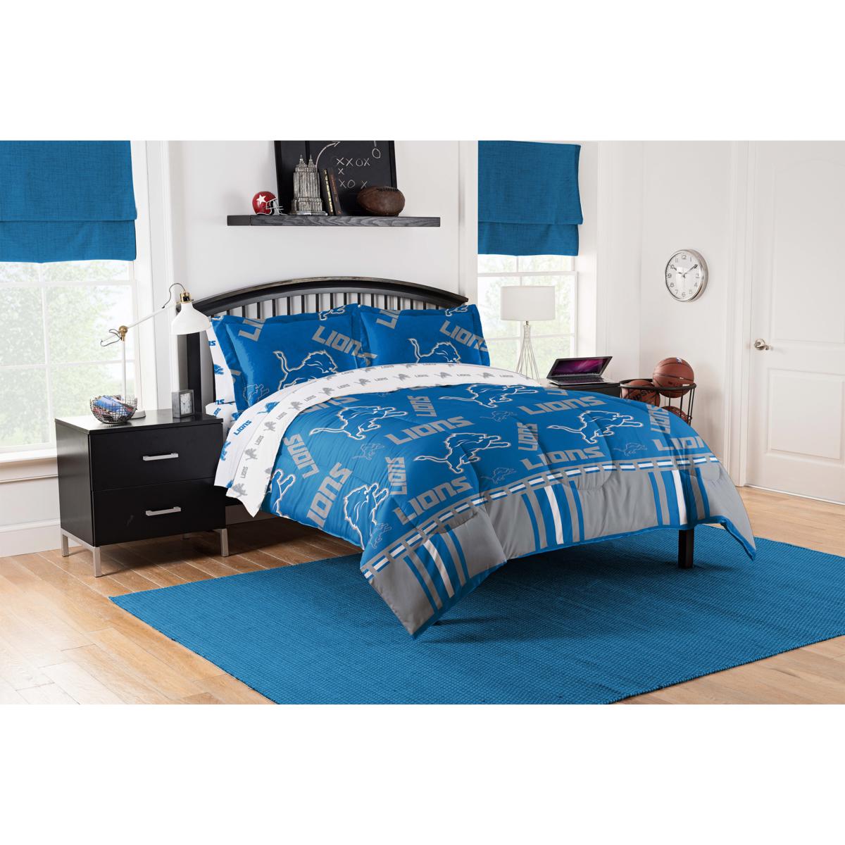 Officially Licensed NFL Bed in a Bag Full Lions 20796974 HSN