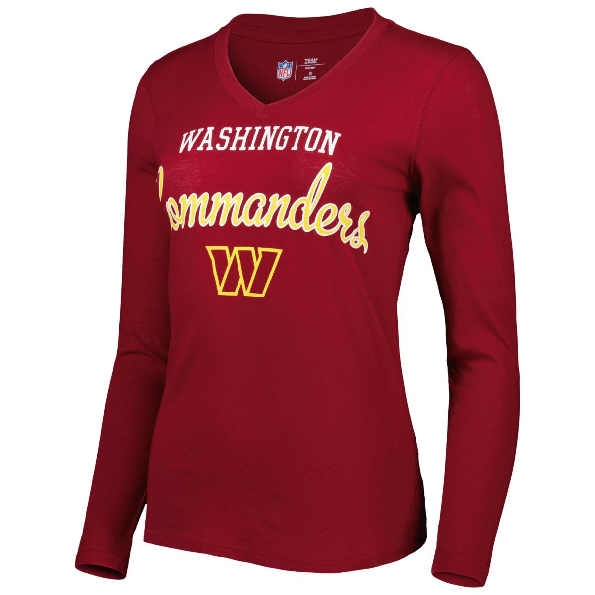 Men's Fanatics Branded Burgundy Washington Commanders Home Stretch Team  T-Shirt 