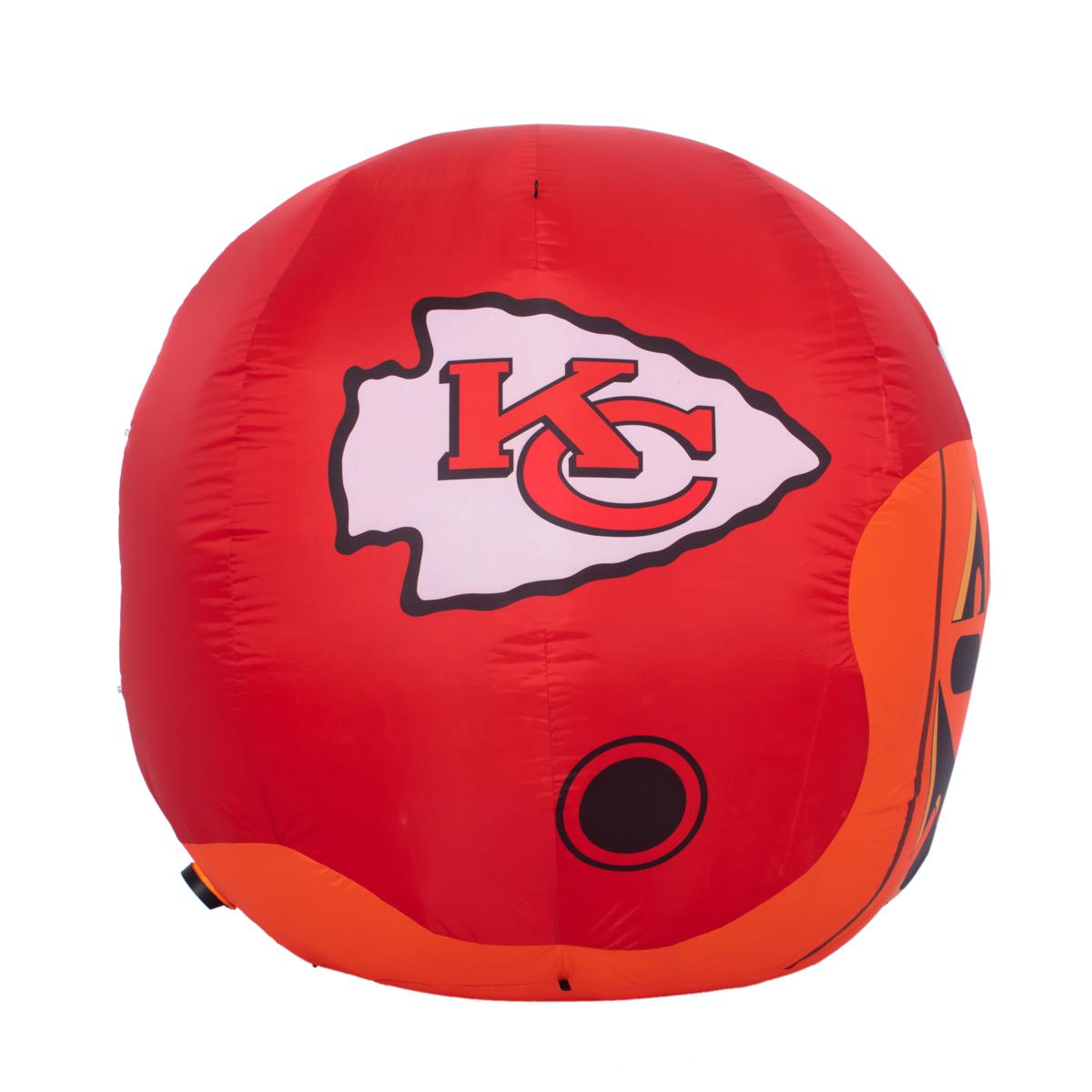 Officially Licensed NFL Chiefs 4' Inflatable Jack-O'-Helmet