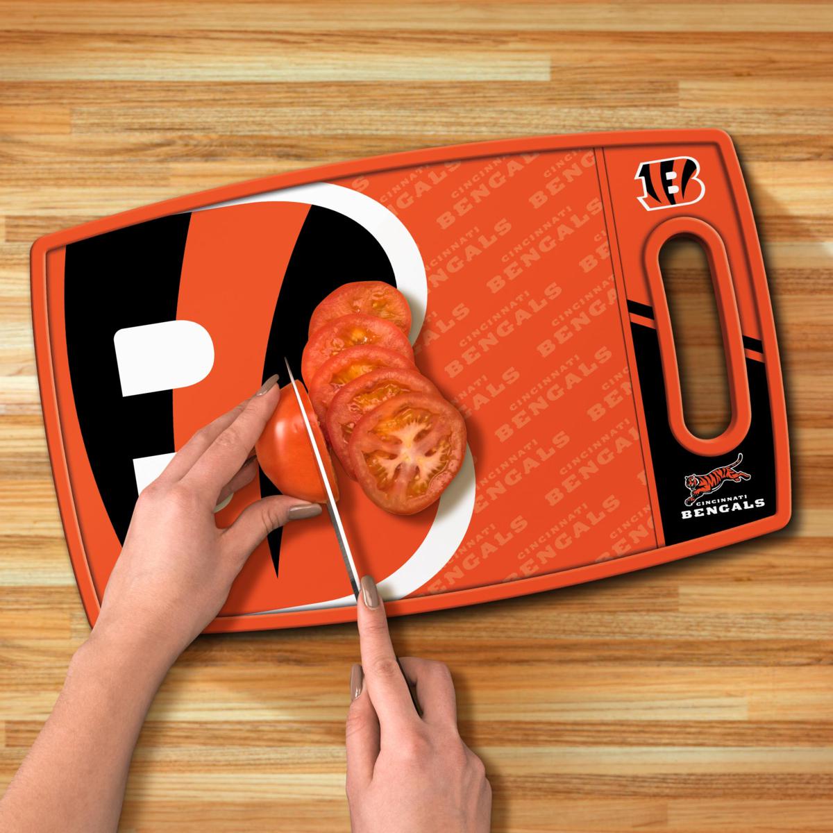 Officially Licensed NFL Cincinnati Bengals Logo Series Cutting Board