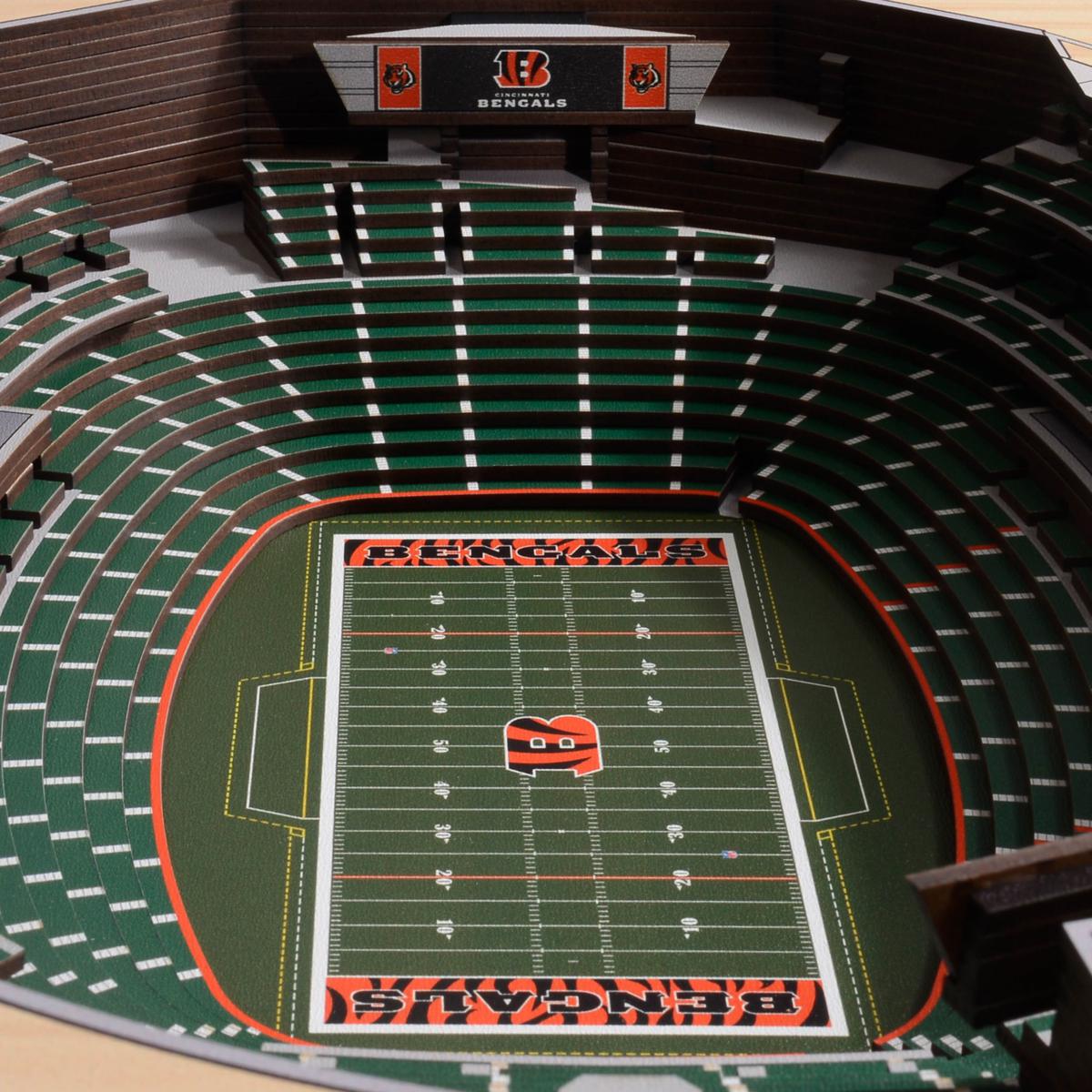 Officially Licensed NFL Cincinnati Bengals 3D Stadium Banner