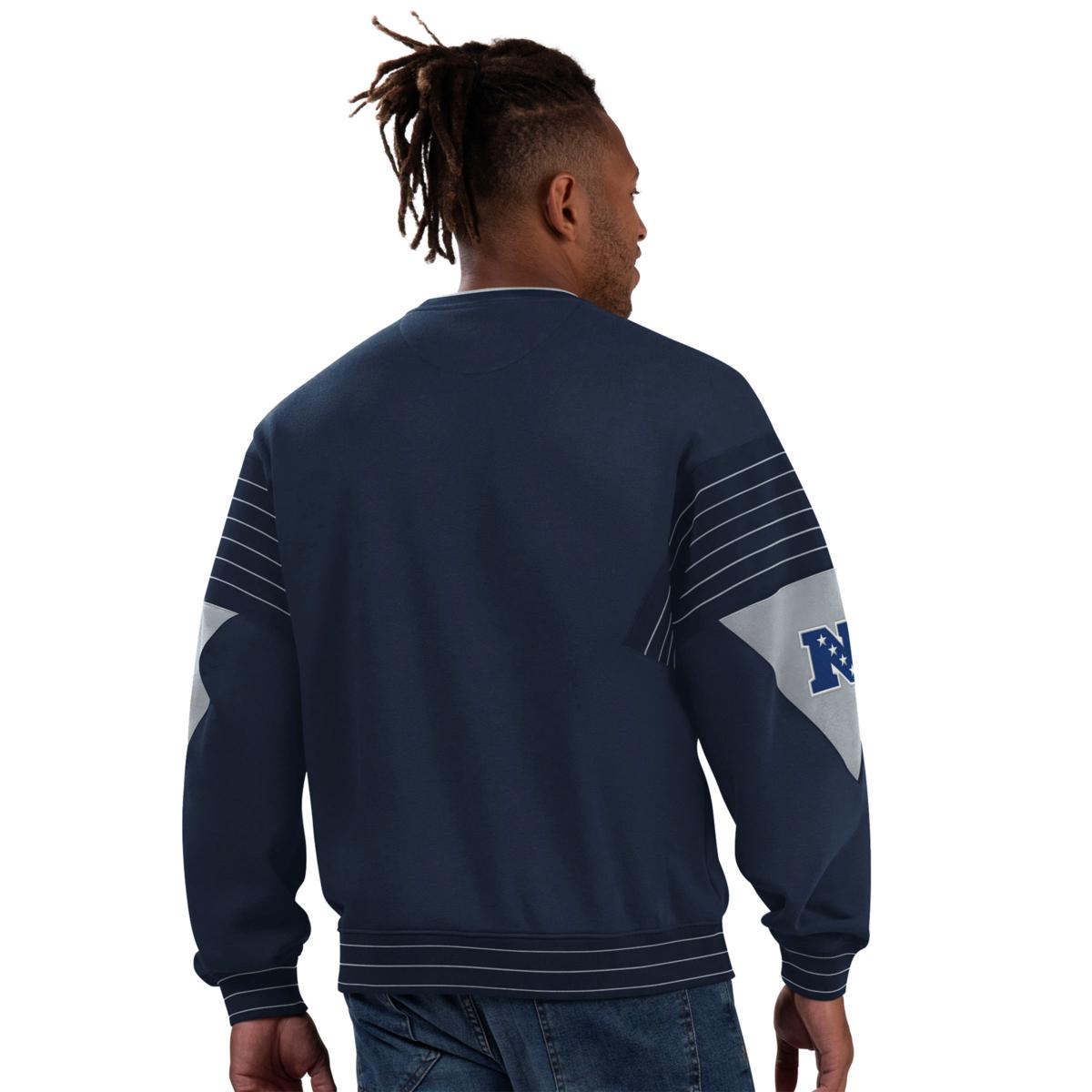 Football Fan Shop Officially Licensed NFL Crew-Neck Sweatshirt by Starter - Rams