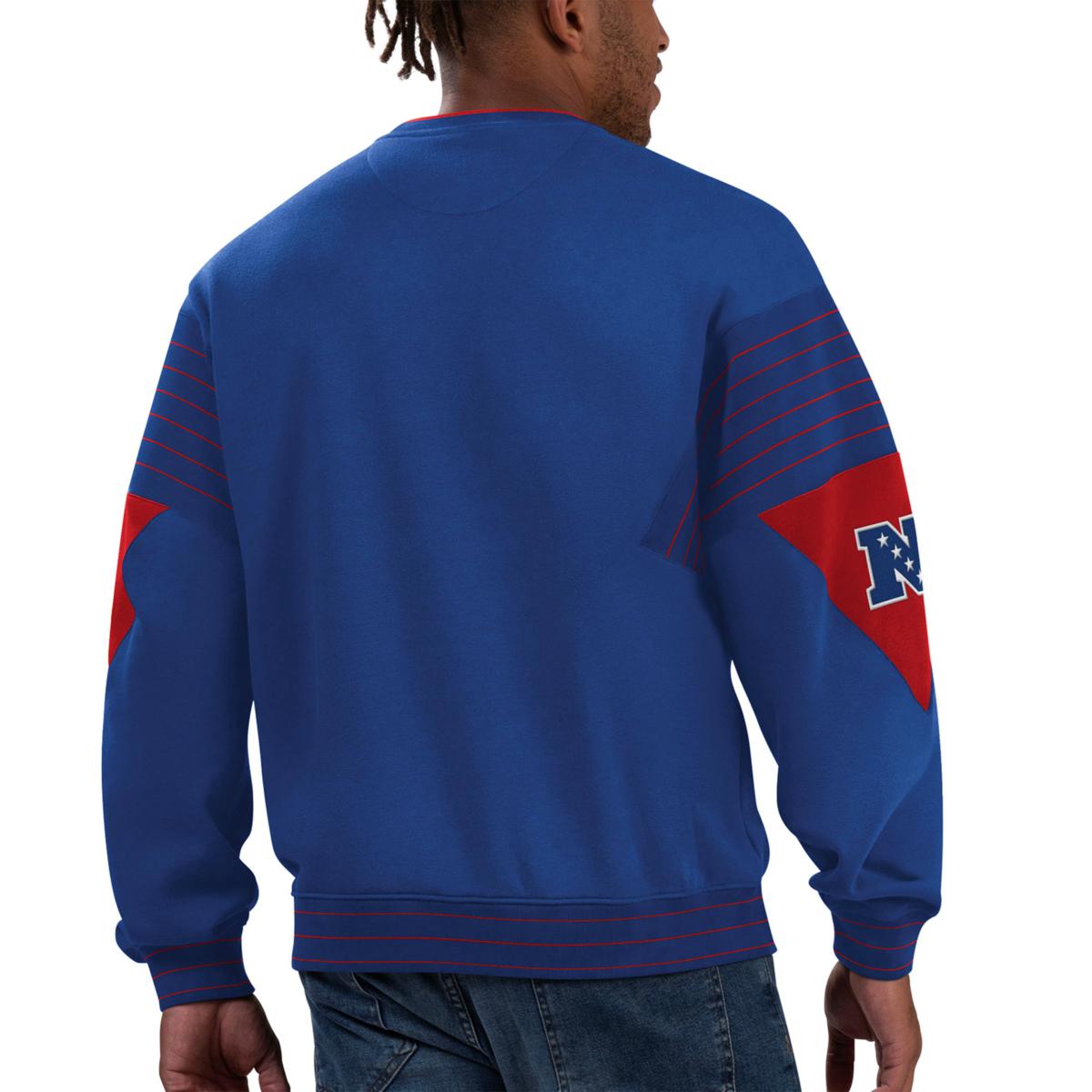 Officially Licensed NFL Crew-Neck Sweatshirt by Starter - Giants