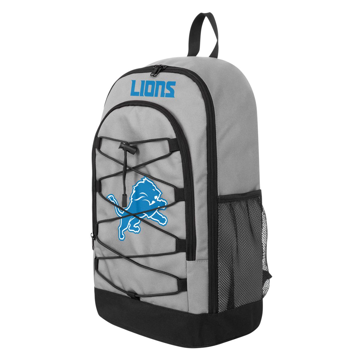 Officially Licensed NFL Detroit Lions Bungee Backpack