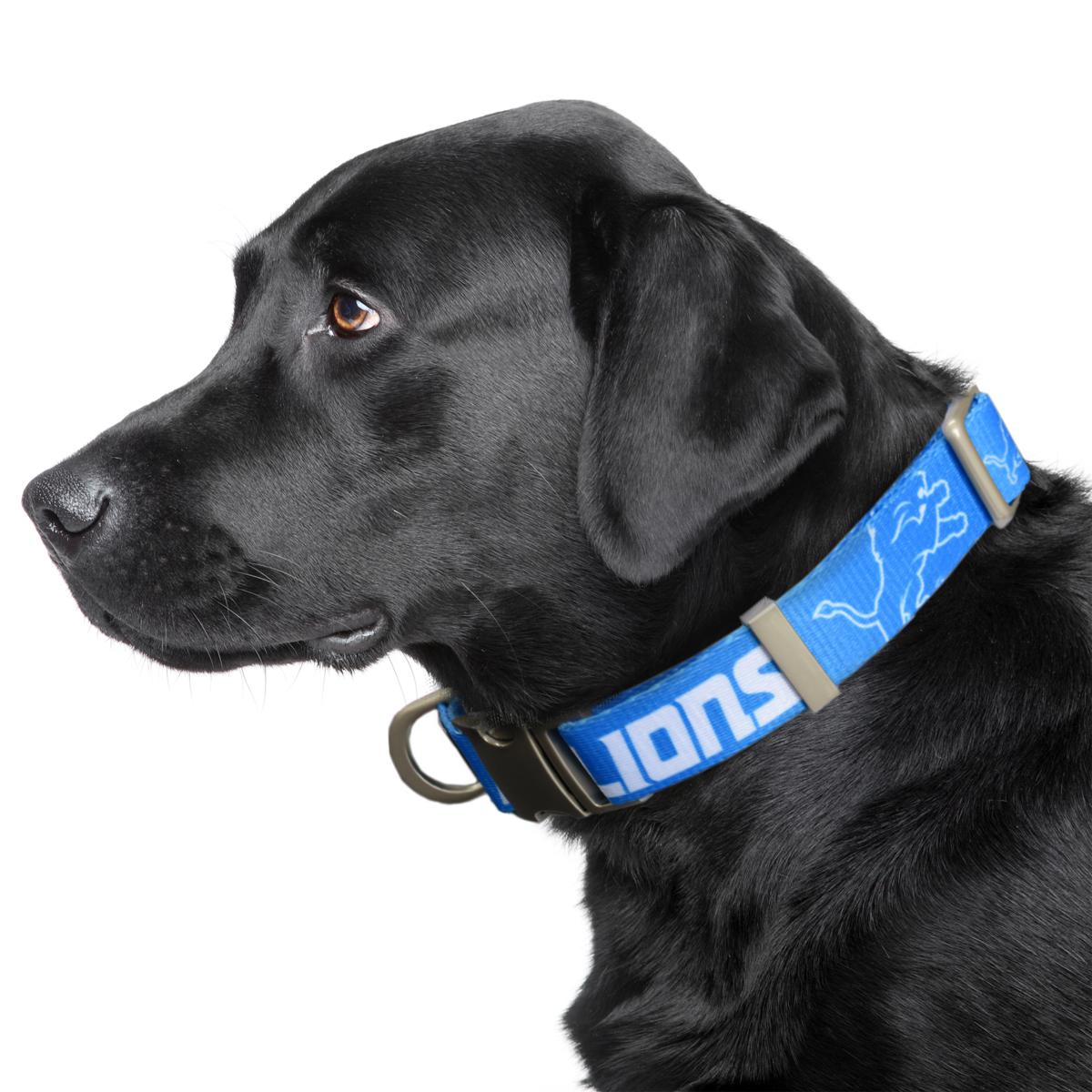 Officially Licensed NFL Detroit Lions Premium Pet Collar