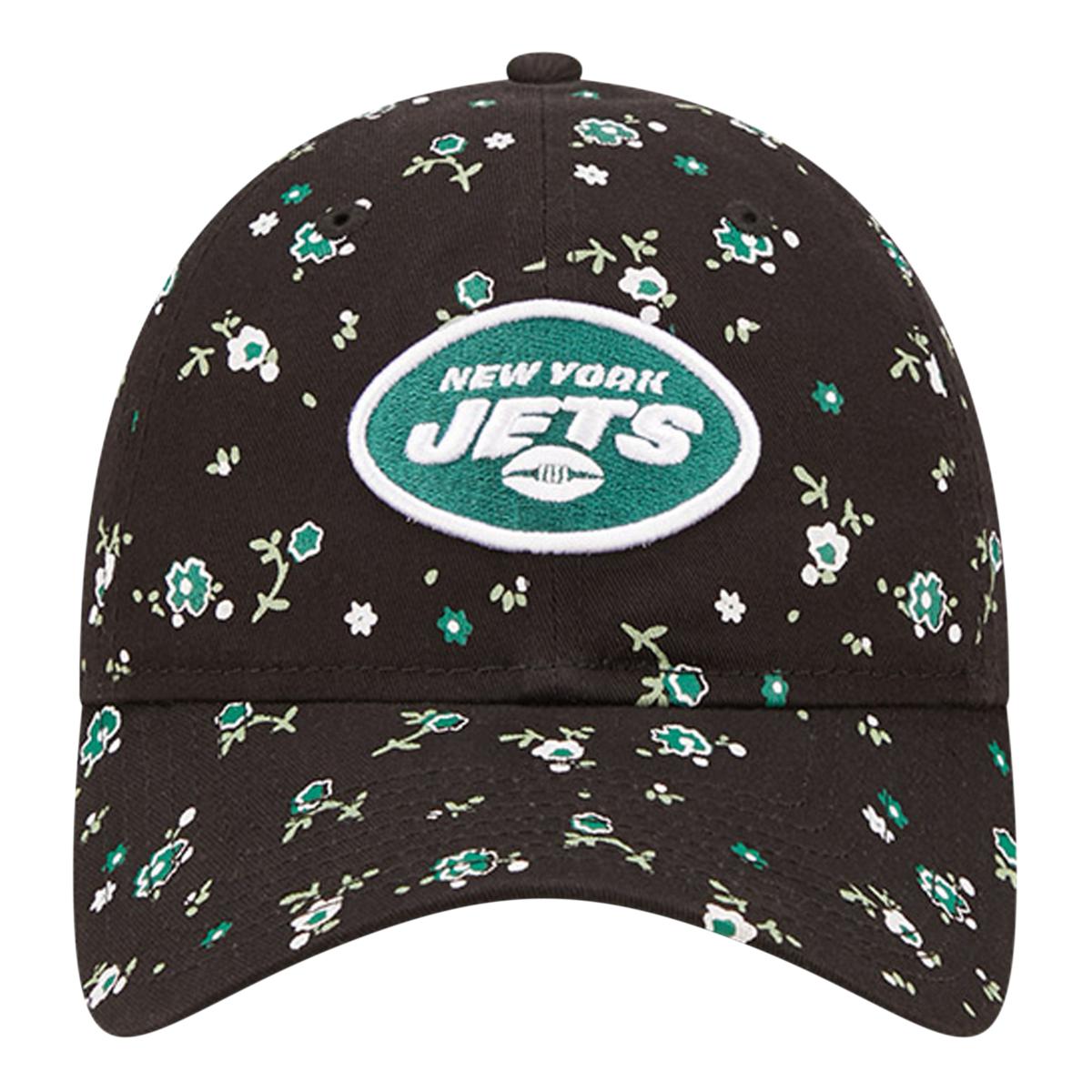 New York Jets New Era White Back Adjustable Hat