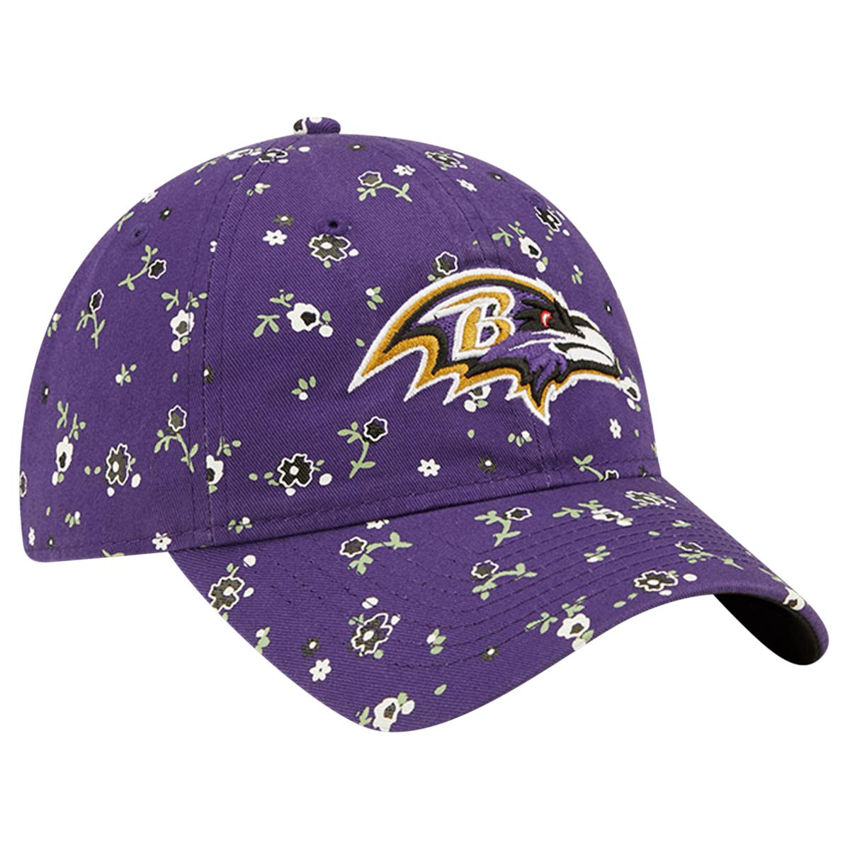 Officially Licensed NFL Floral 9TWENTY Adjustable Hat - Cowboys - Ravens