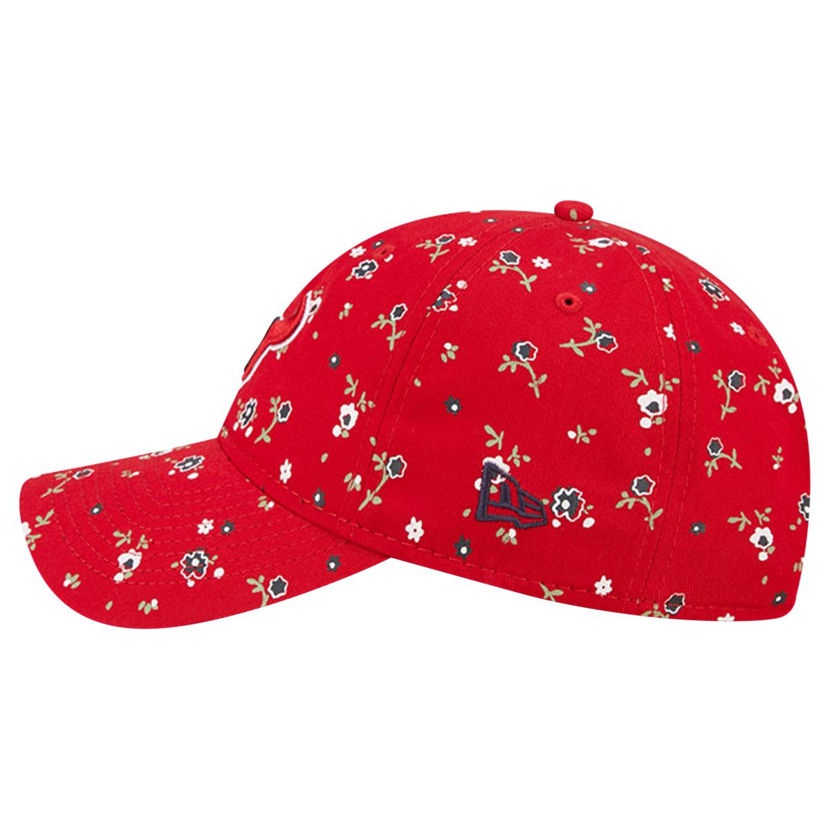 Women's New Era Bills Red Floral Adjustable Hat