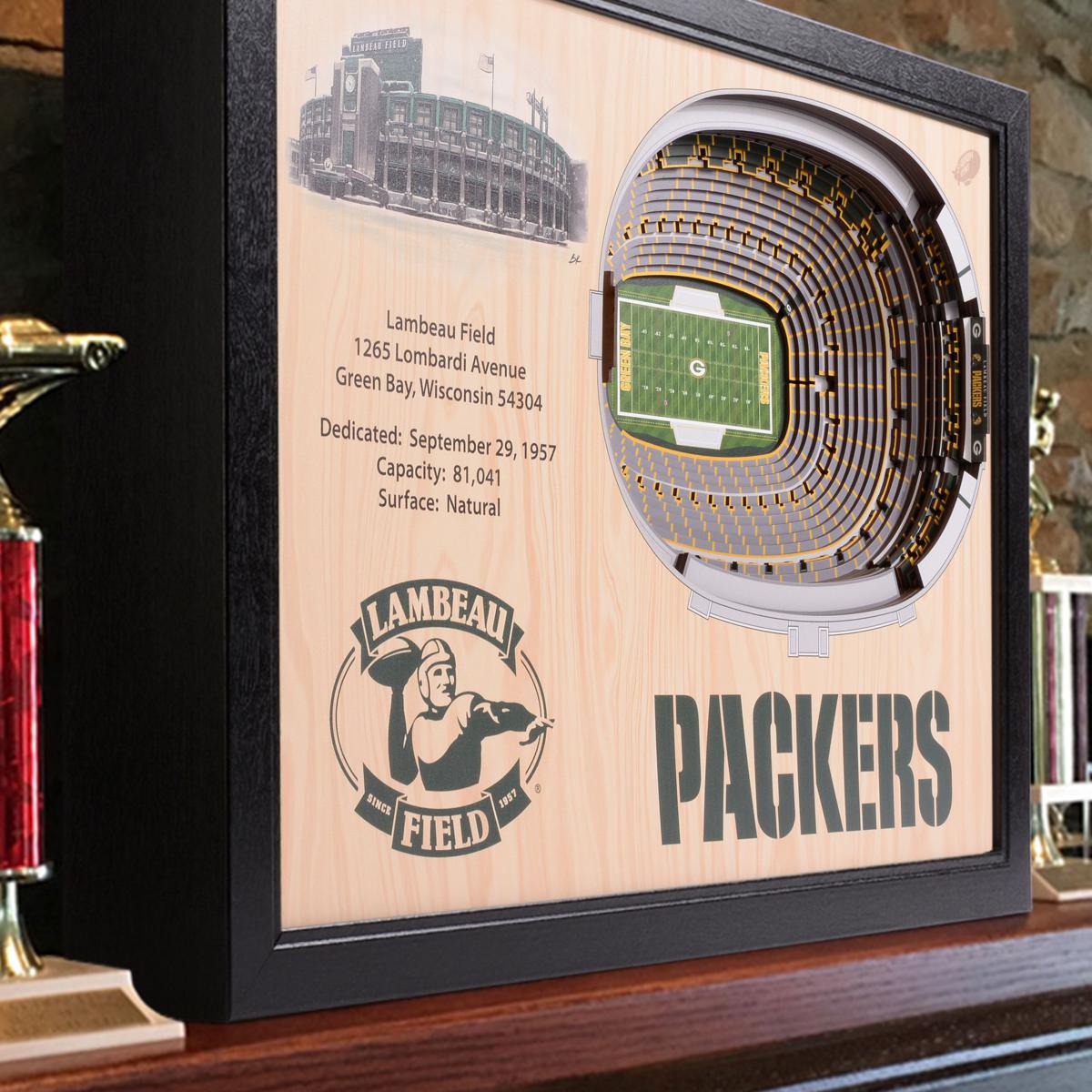 Green Bay Packers 3D Stadium Ornament