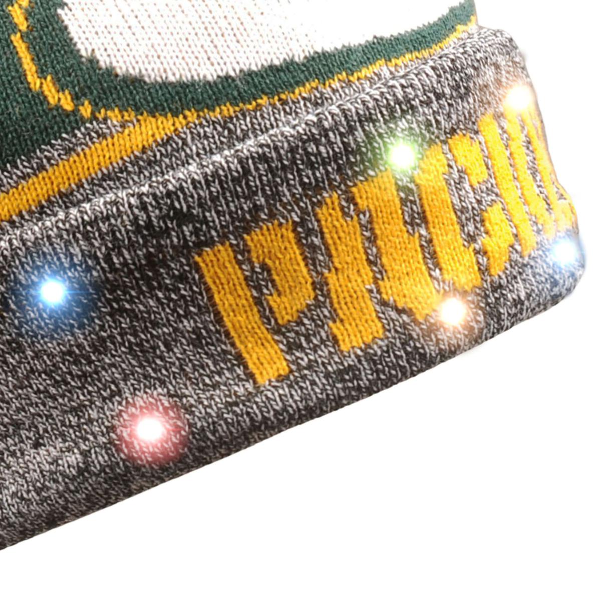 Officially Licensed NFL Striped Light-Up Beanie