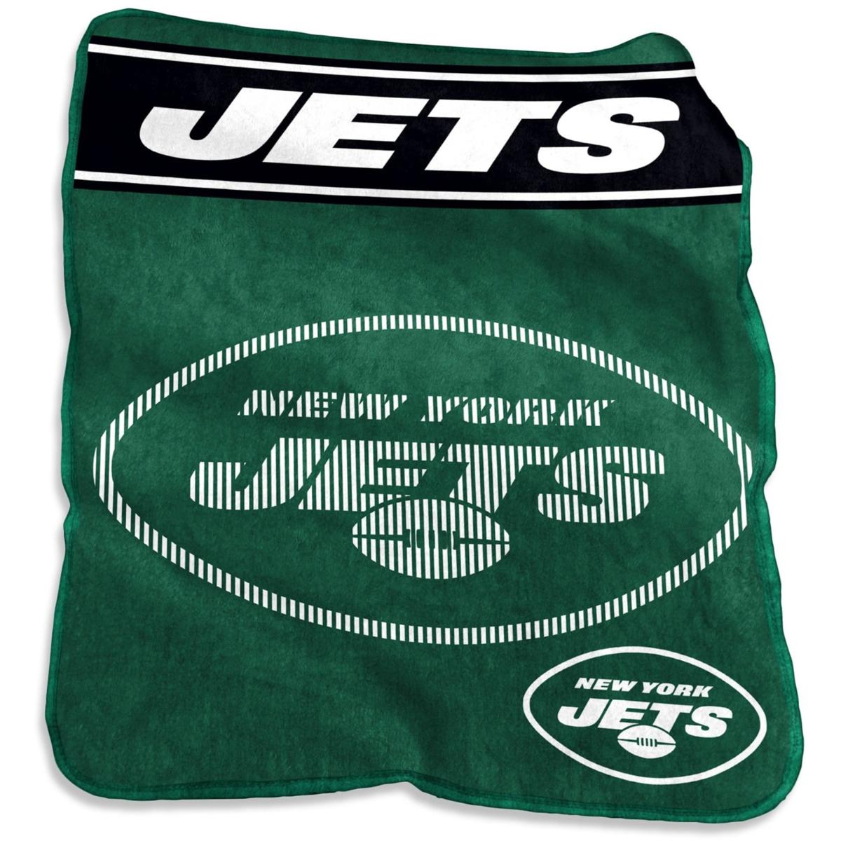 New York Jets Raschel Throw Blanket