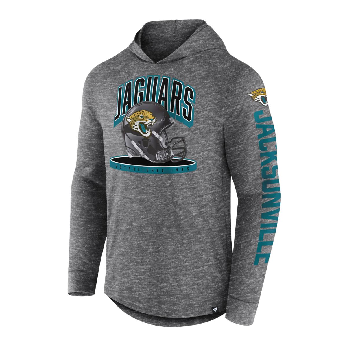 Officially Licensed NFL Women's Long Sleeve Hoodie T-shirt - Jaguars