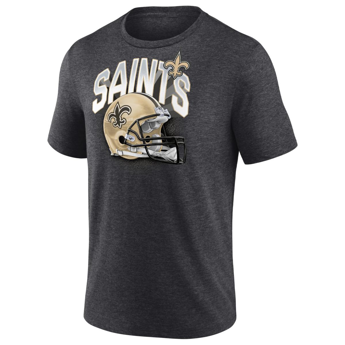 Officially Licensed NFL Men's End Around Tri-Blend T-Shirt, Saints