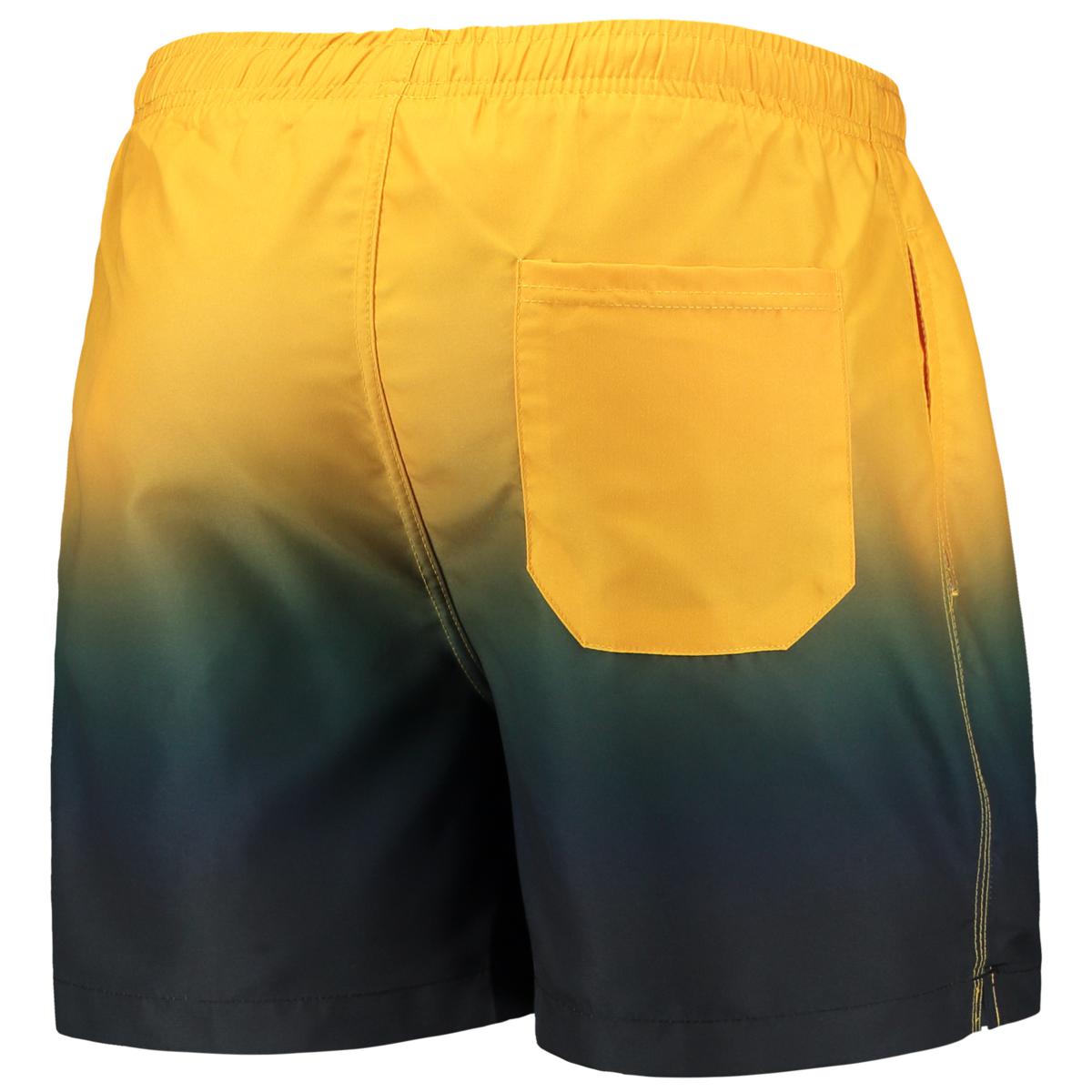 FOCO Green Bay Packers Americana Swimming Trunks, Mens Size: M