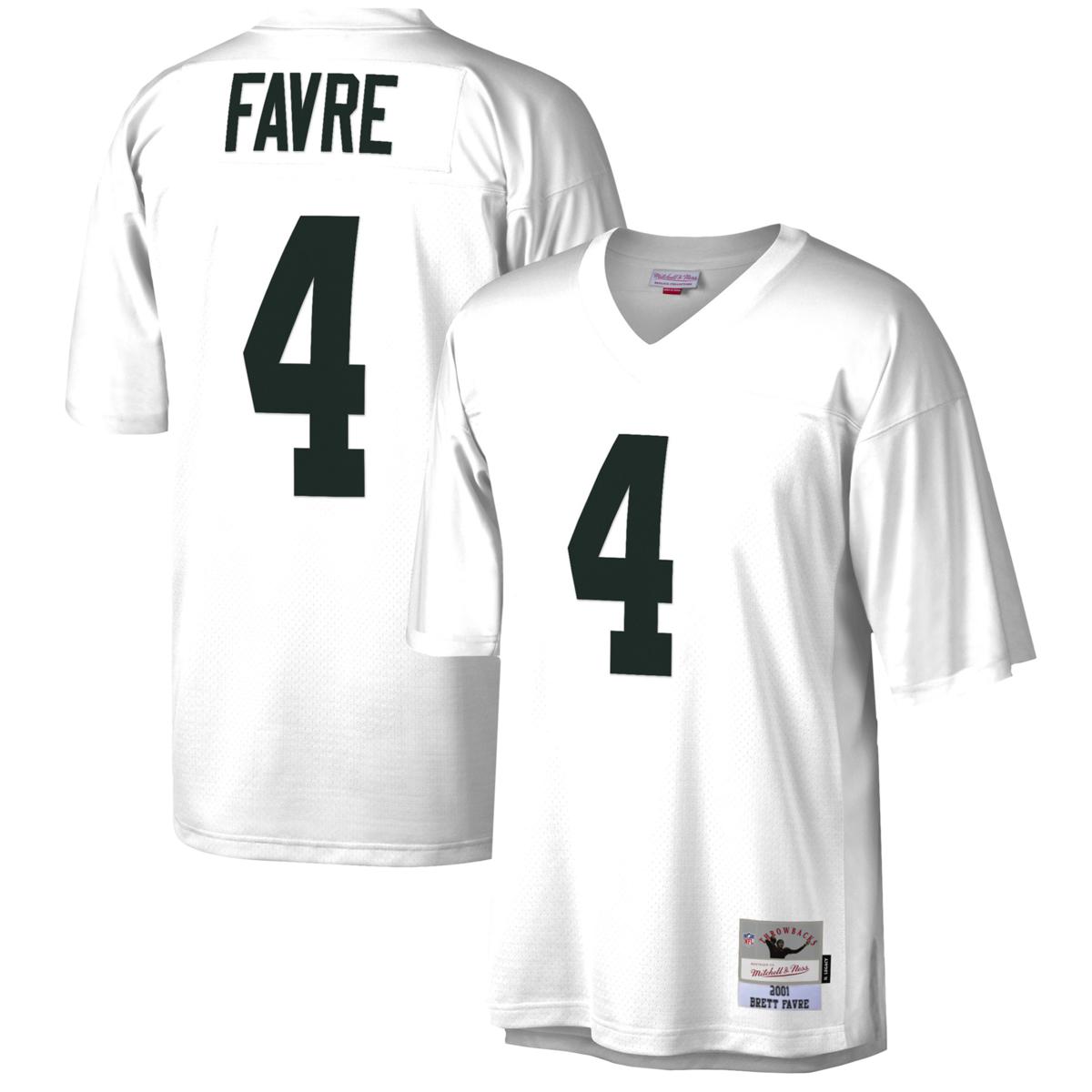 Buy the Mens Brett Favre Short Sleeve Football-NFL Jersey Size Large