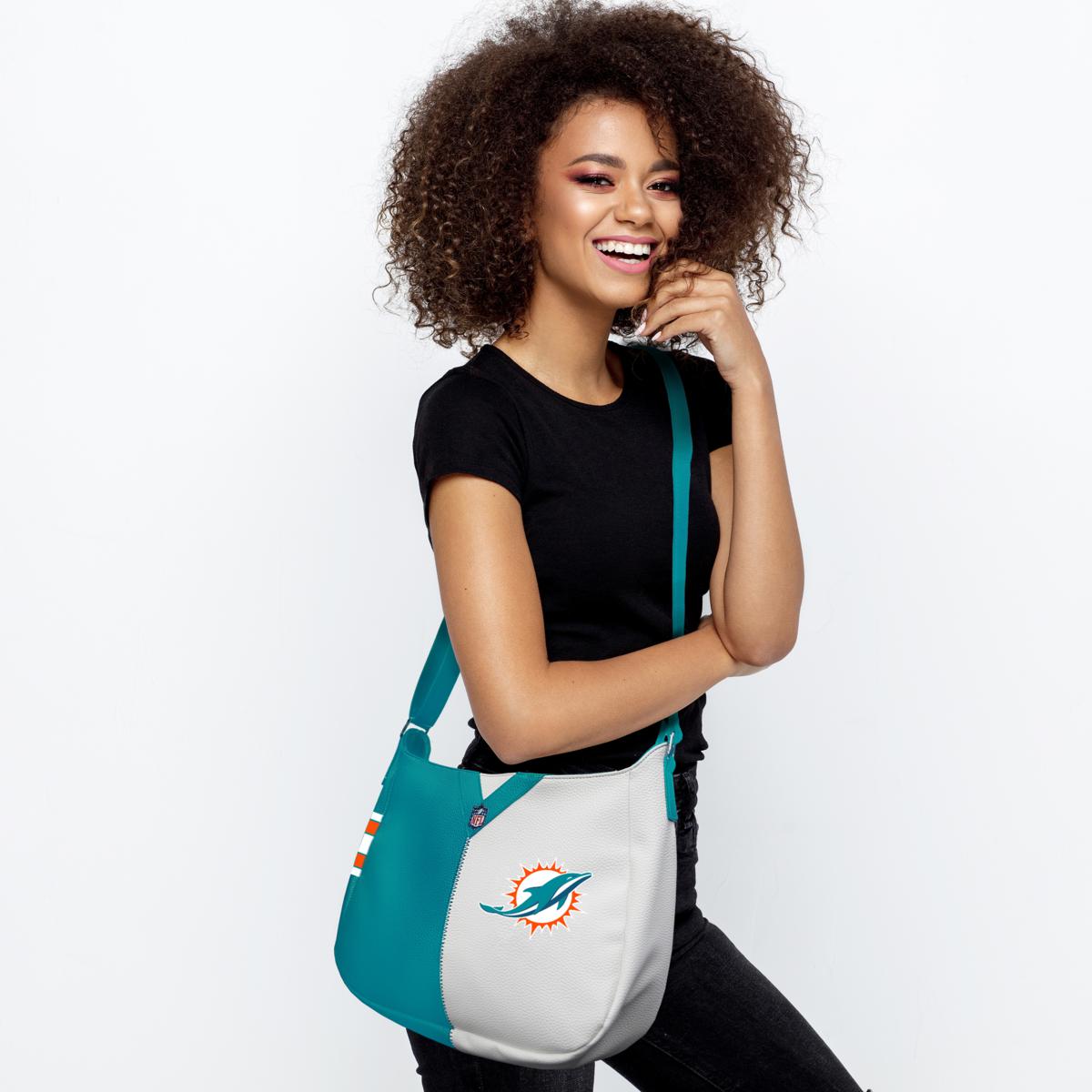 Littlearth NFL Miami Dolphins Jersey Mini Purse, Green